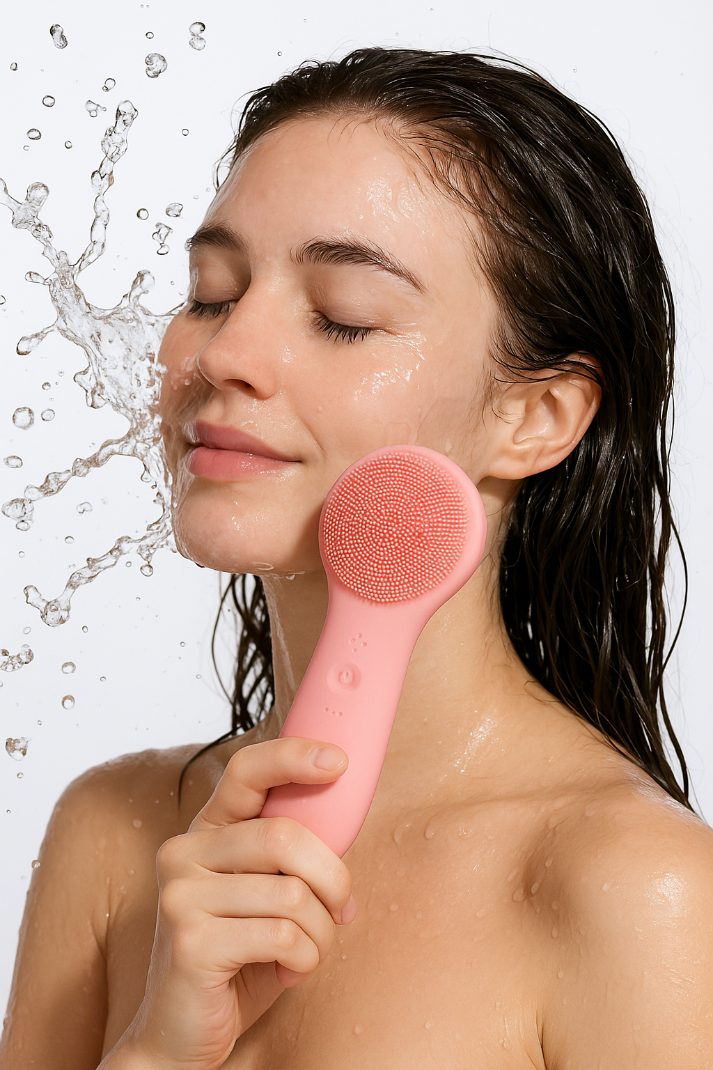 Sonic Facial Cleansing Brush - Deep Clean & Exfoliate | GlowEase